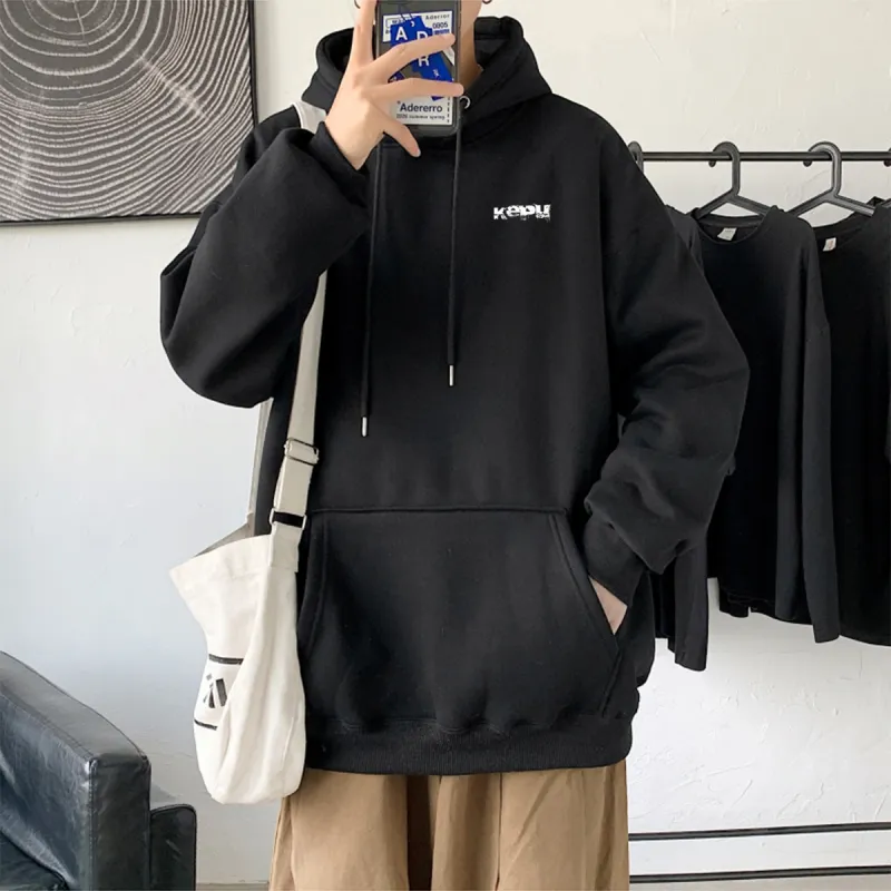 Kepu Sweatshirt Unisex Black White-17