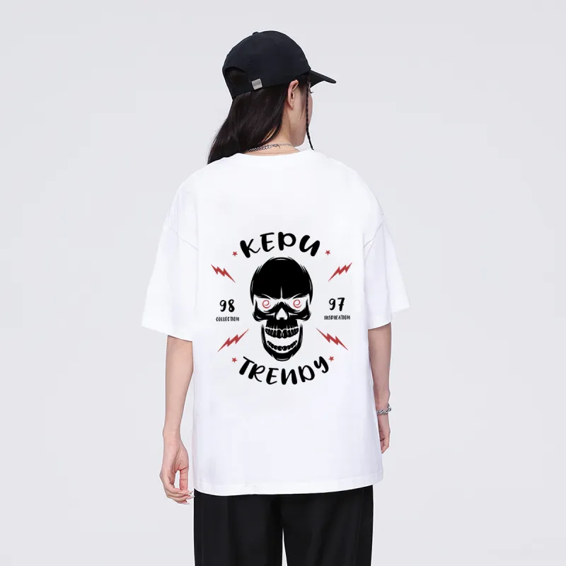 Kepu T Shirt Unisex 2 Pack 2 Pack White+White-2