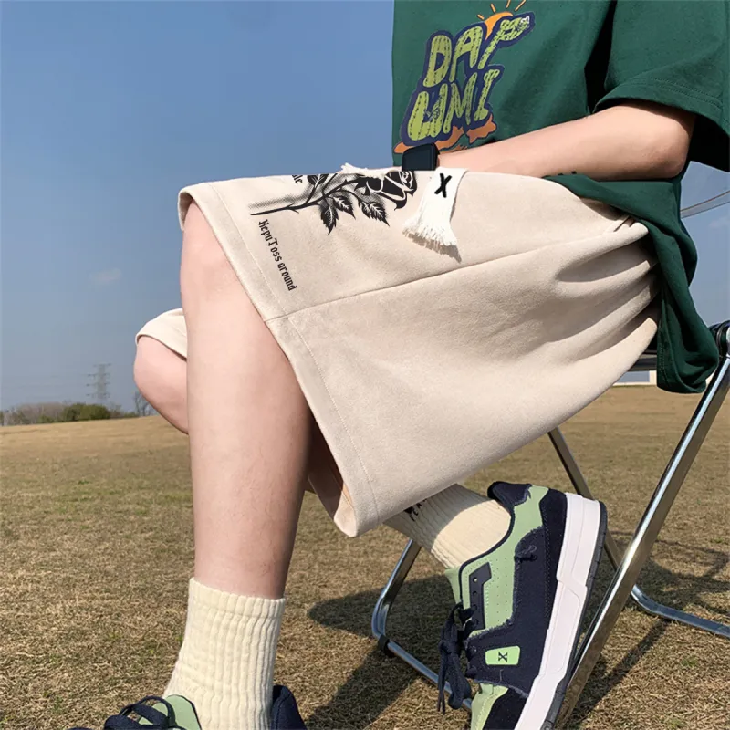 Kepu Casual Shorts Unisex Khaki-2