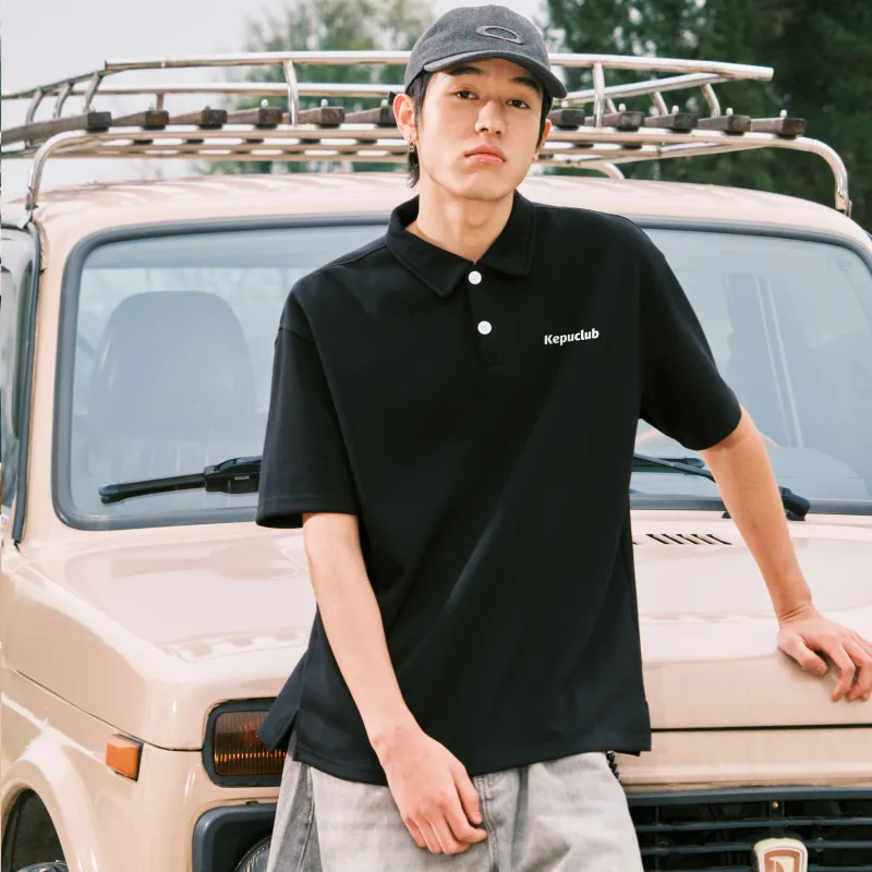 Kepu Polo Shirt Unisex Active Black-3