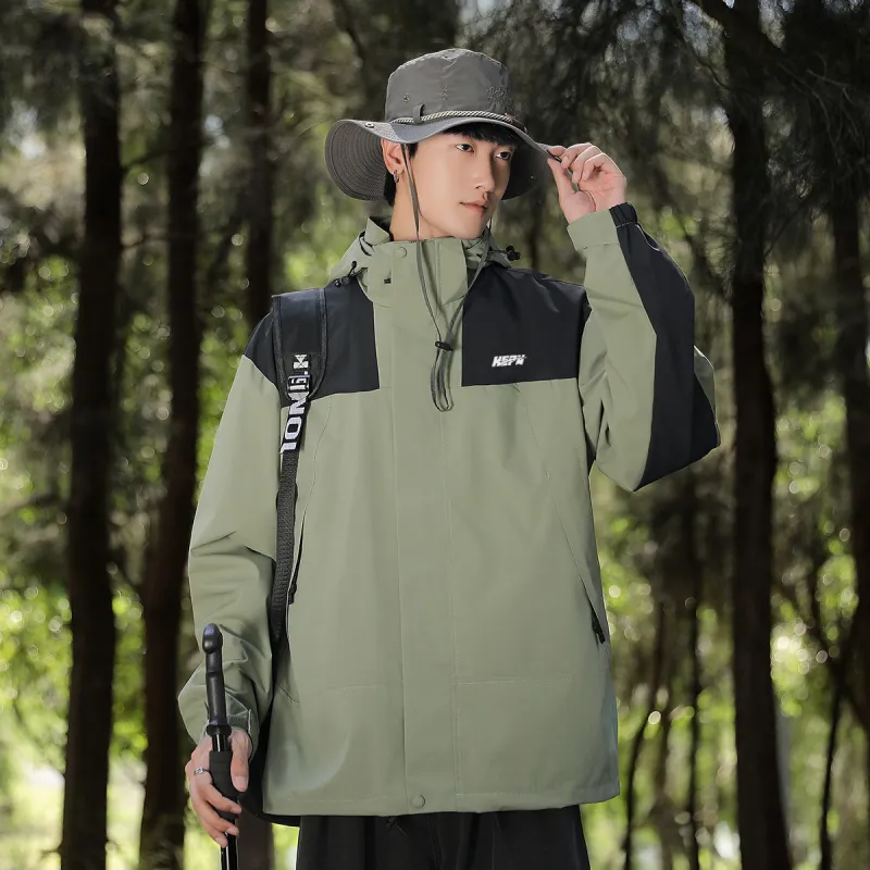 Kepu Waterproof And Windproof To Keep Warm Windbreaker Jacket Unisex-7