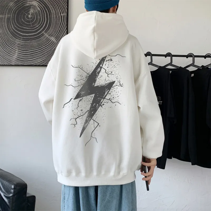 Kepu Sweatshirt Unisex Black White-32