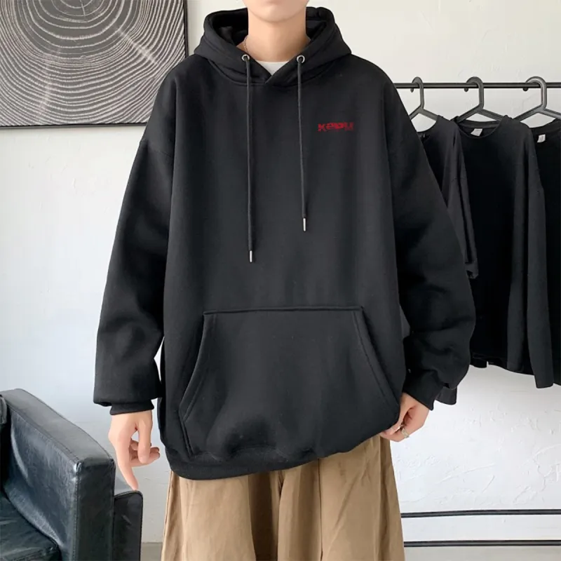 Kepu Sweatshirt Unisex Black White-9