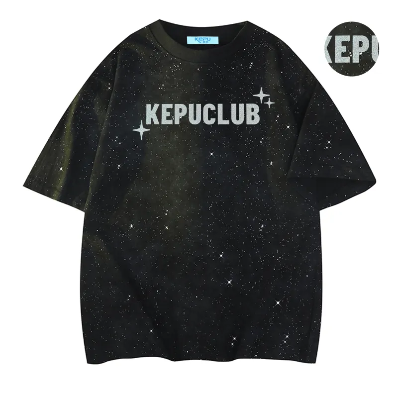 Kepu T Shirt Unisex Tie Dye Black-1