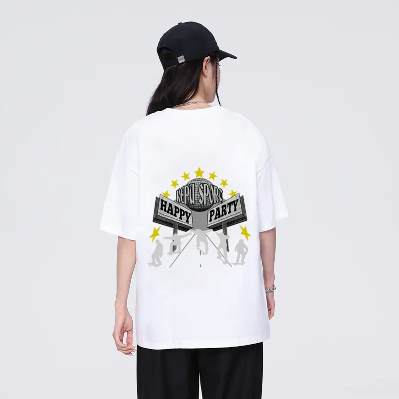 Kepu T Shirt Unisex 2 Pack White+White-2