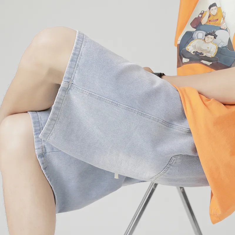 Evil Lions Denim Shorts Unisex-6