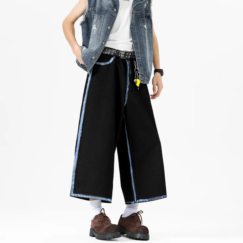 Evil Lions Denim Shorts Unisex-2