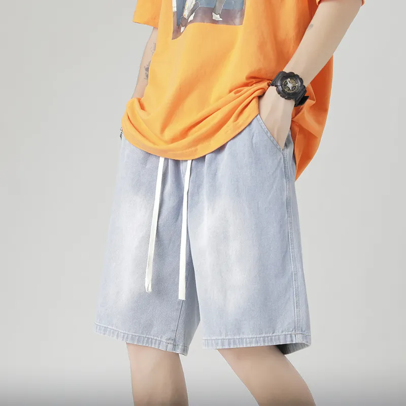 Evil Lions Denim Shorts Unisex-4