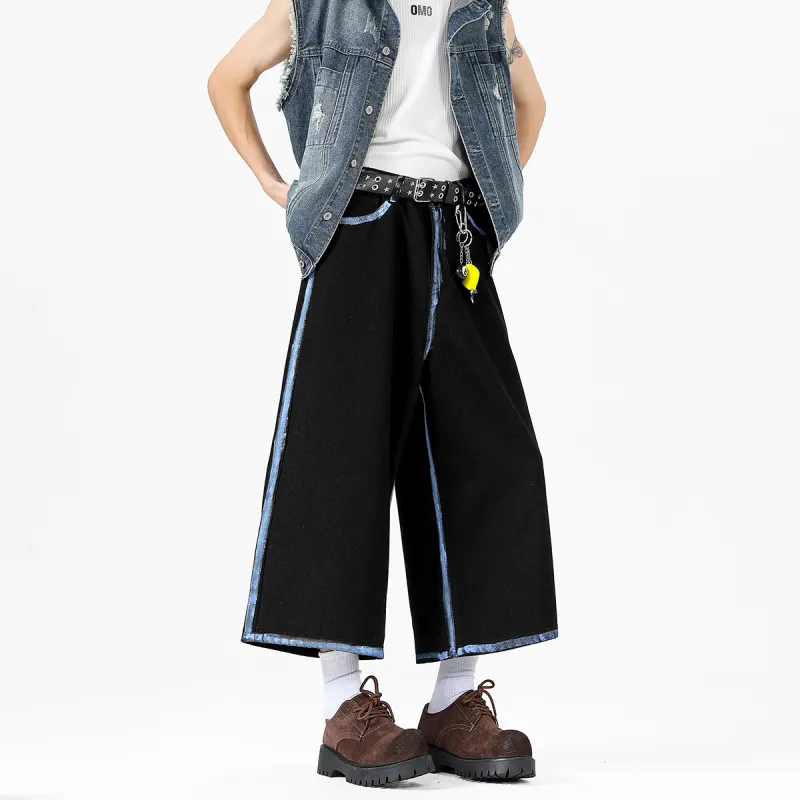 Evil Lions Denim Shorts Unisex-1