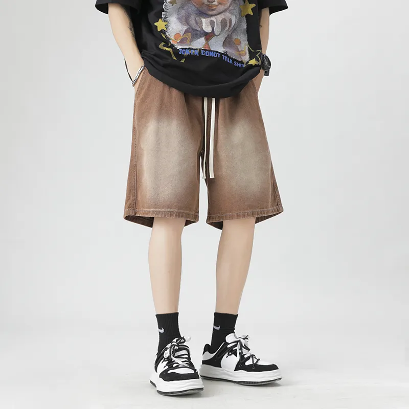 Evil Lions Denim Shorts Unisex-16