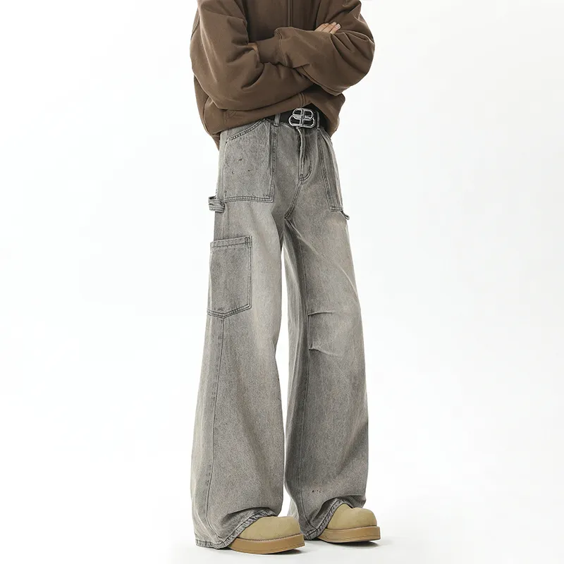Evil Lions Jeans Unisex Gray Bootcut Upgraded 2.0 Version-2
