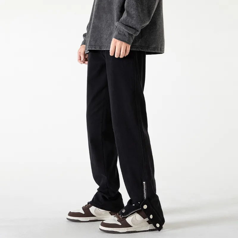 Evil Lions Jeans Unisex Black Bootcut Versatile Style-1