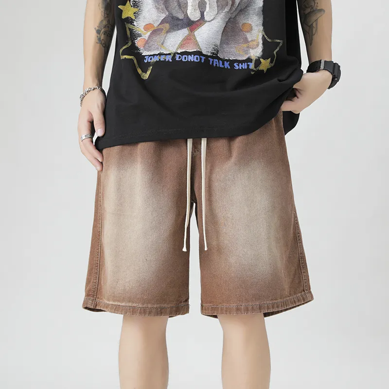 Evil Lions Denim Shorts Unisex-17