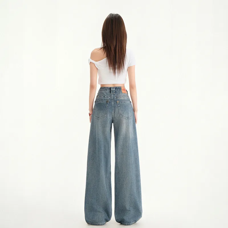 Evil Lions Jeans Unisex Vintage Blue-6