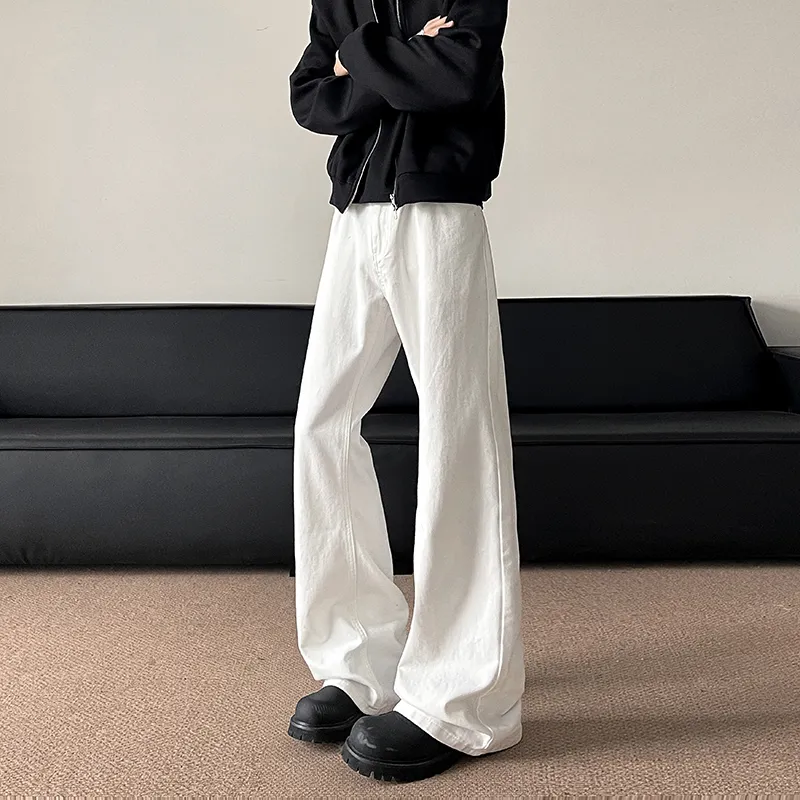Evil Lions Jeans Unisex White Bootcut Upgraded 2.0-5