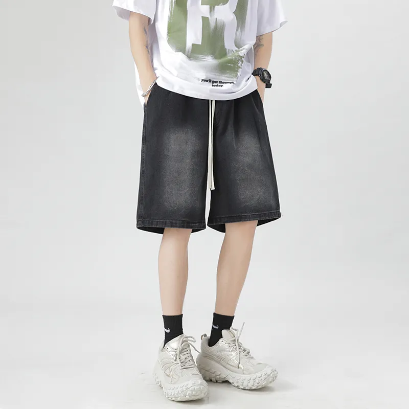 Evil Lions Denim Shorts Unisex-8