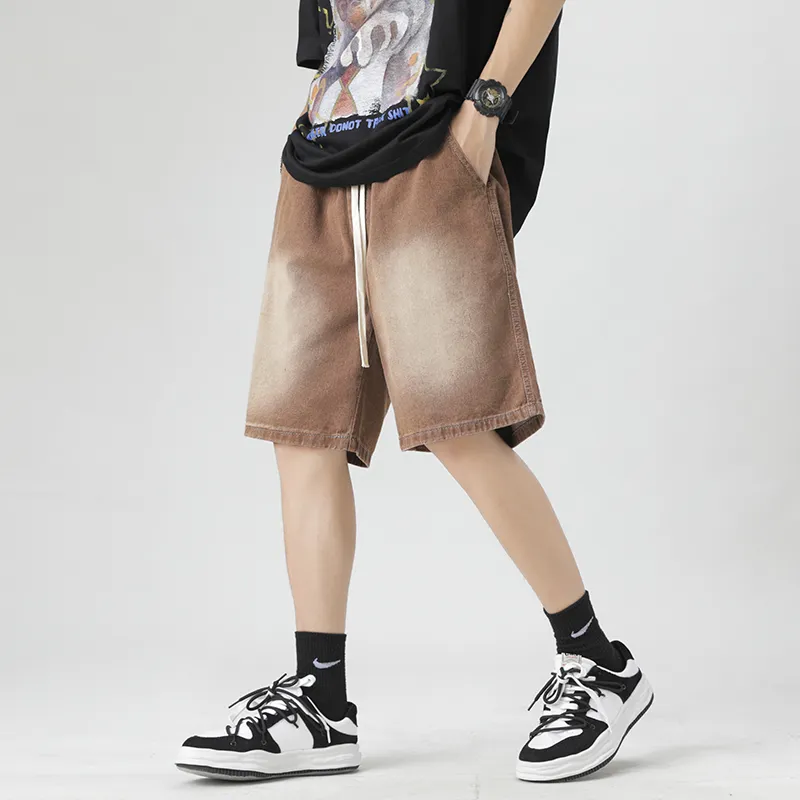 Evil Lions Denim Shorts Unisex-15