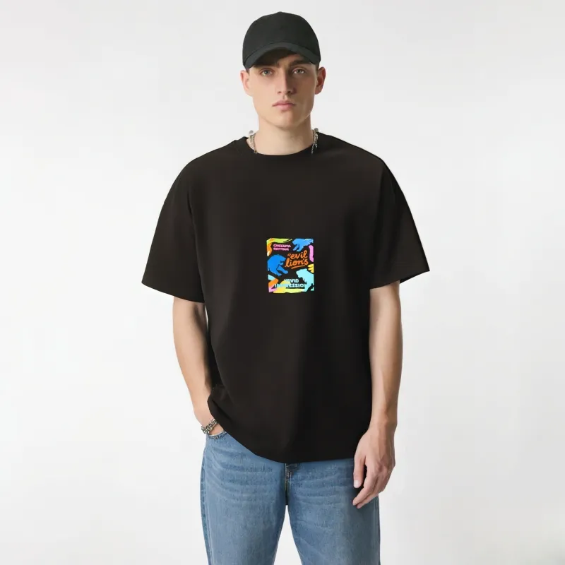 Evil Lions T Shirts Unisex-8