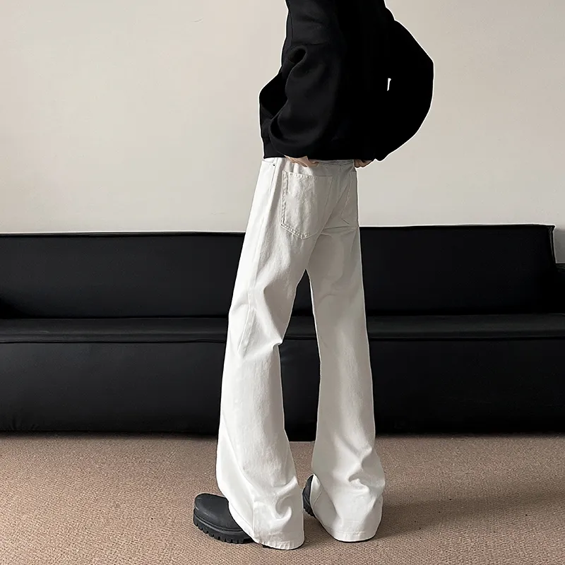 Evil Lions Jeans Unisex White Bootcut Upgraded 2.0-4