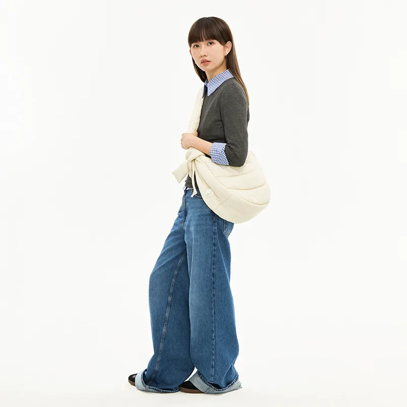LIVEBOX EN DIRECT Nylon One Shoulder Crossbody Dumpling Bag Large Size Women's Multicolor-9