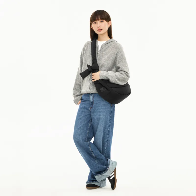 LIVEBOX EN DIRECT Nylon One Shoulder Crossbody Dumpling Bag Large Size Women's Multicolor-12