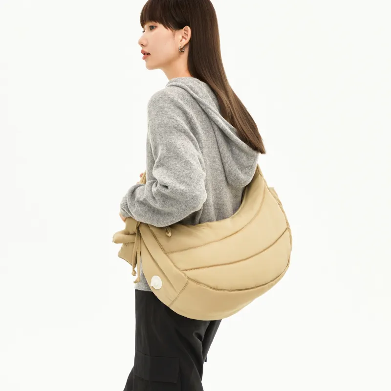 LIVEBOX EN DIRECT Nylon One Shoulder Crossbody Dumpling Bag Large Size Women's Multicolor-2