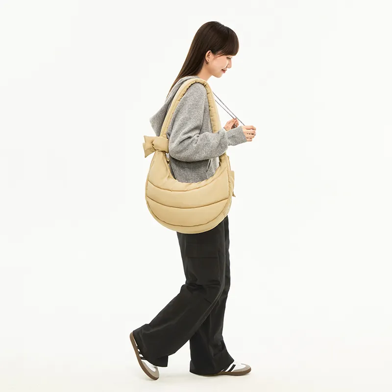 LIVEBOX EN DIRECT Nylon One Shoulder Crossbody Dumpling Bag Large Size Women's Multicolor-6