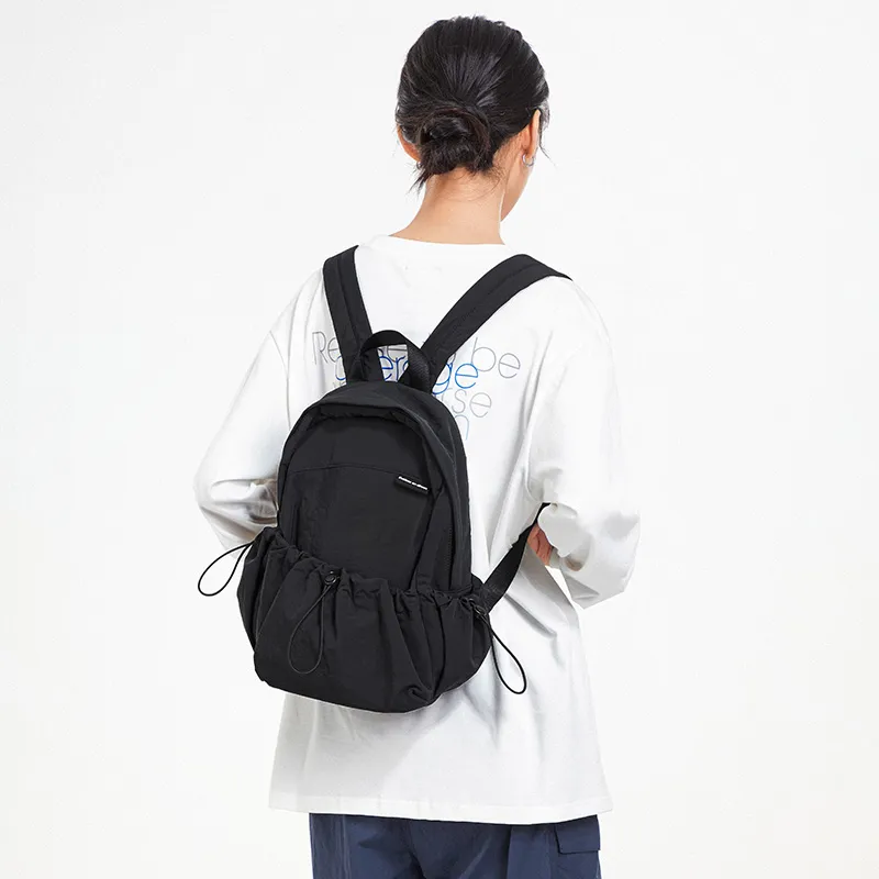 LIVEBOX EN DIRECT Nylon Backpack Trumpets Women's Ecru/Black-4