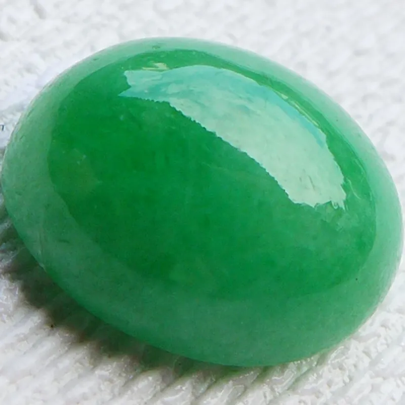 Jade Blossom Ice Glutinous Jadeite Ring Face Unisex-4