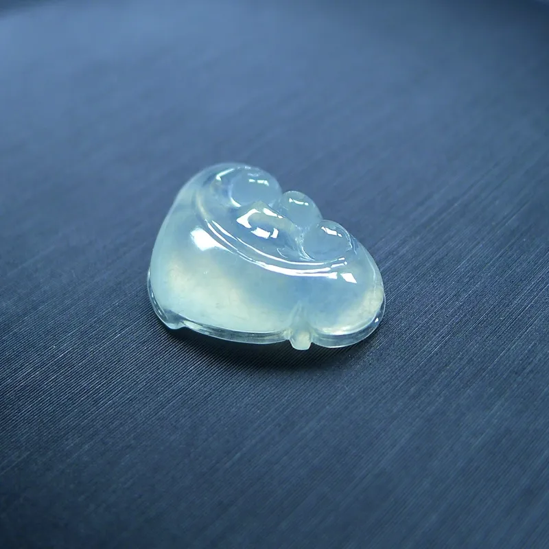 Jade Blossom Glutinous Jade Jadeite Pendants Unisex-3