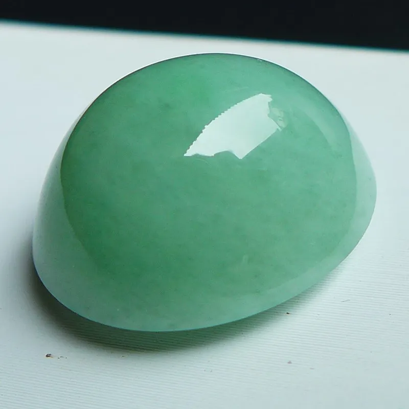 Jade Blossom Ice Glutinous Jadeite Ring Face Women's-1