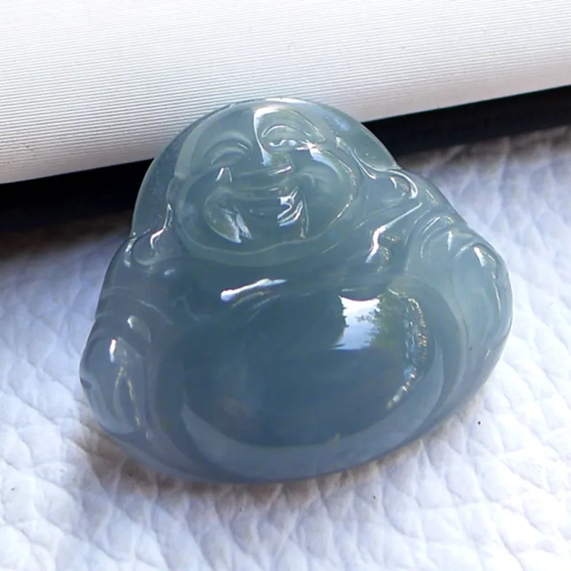 Jade Blossom Glutinous Jade Jadeite Pendants Unisex-1