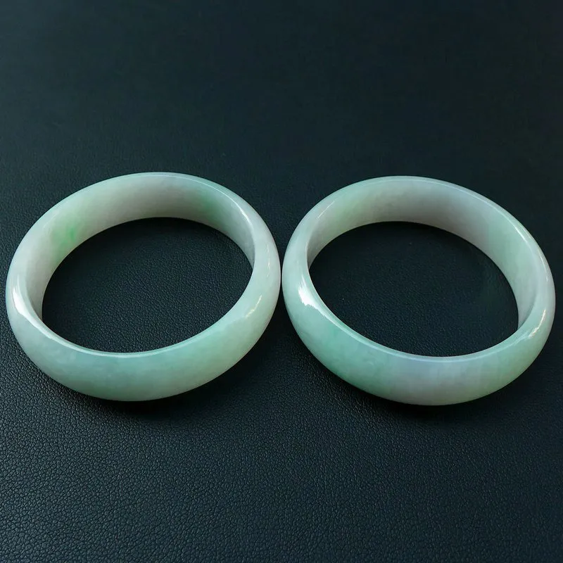 Jade Blossom Glutinous Jade Jadeite Bangles Kids'-1