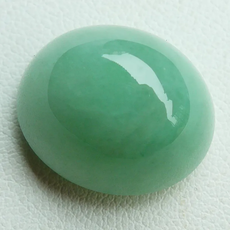 Jade Blossom Ice Glutinous Jadeite Ring Face Women's-3