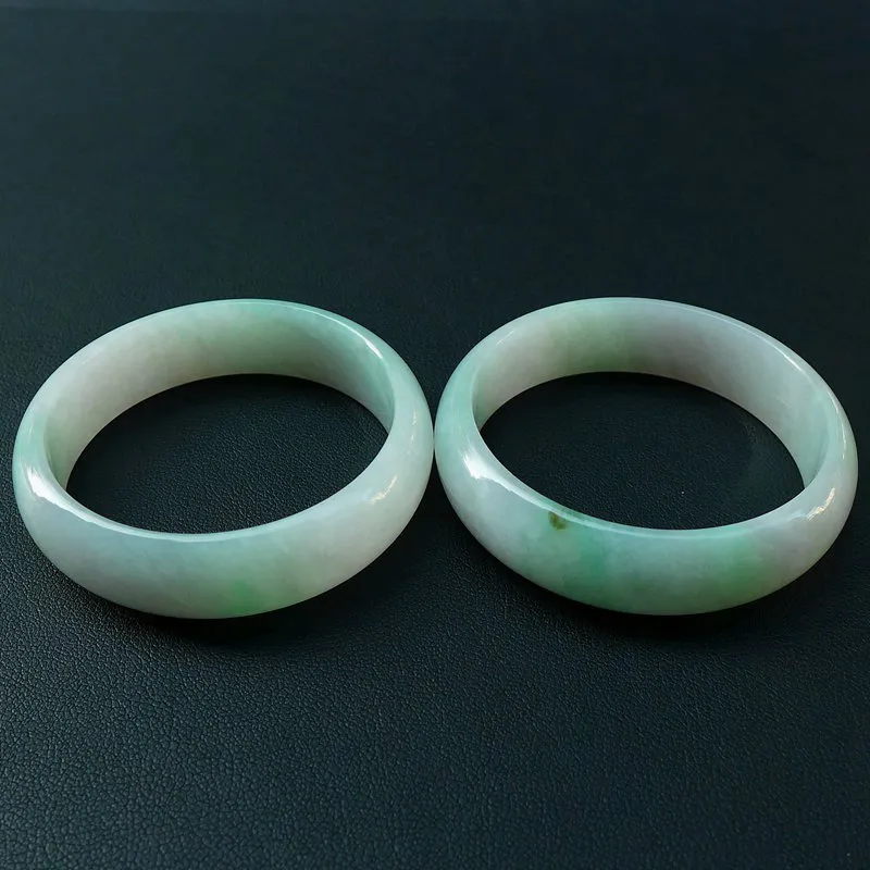Jade Blossom Glutinous Jade Jadeite Bangles Kids'-3