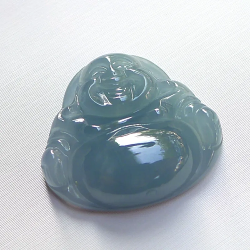 Jade Blossom Glutinous Jade Jadeite Pendants Unisex-4