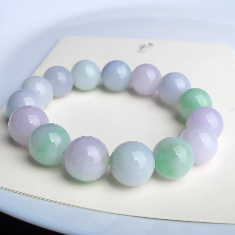 Jade Blossom Glutinous Jade Jadeite Bracelets Women's-1
