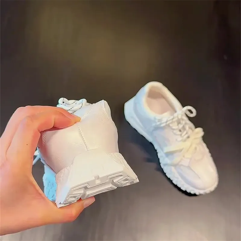 QING MISS Cushioning, Slip Resistant, Abrasion Resistant, Breathable Low Top Chunky Sneakers Women's Ecru-3
