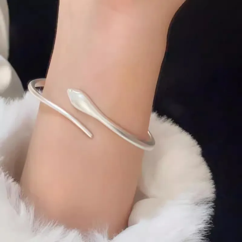 Hui Xuan Charm 999 Fine Silver Sterling Silver Bracelets Women's-6
