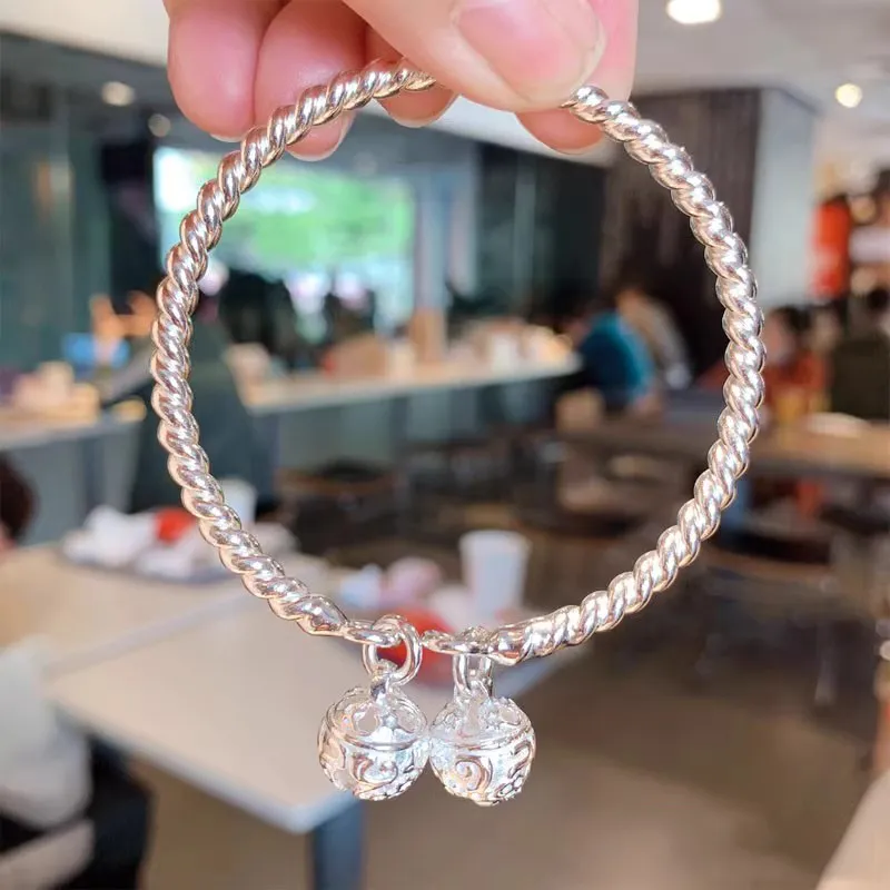 Hui Xuan Charm Sterling Silver Bangles Women's-3