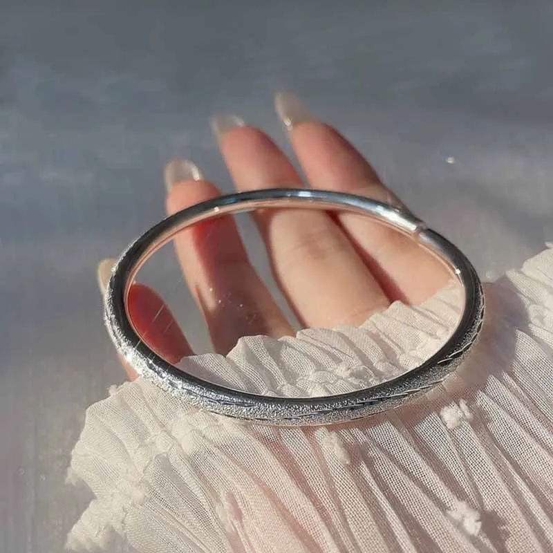 Hui Xuan Charm 999 Fine Silver Bangles Women's-3