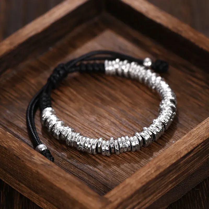 Hui Xuan Charm 999 Fine Silver Pure Silver Bracelets Unisex-4