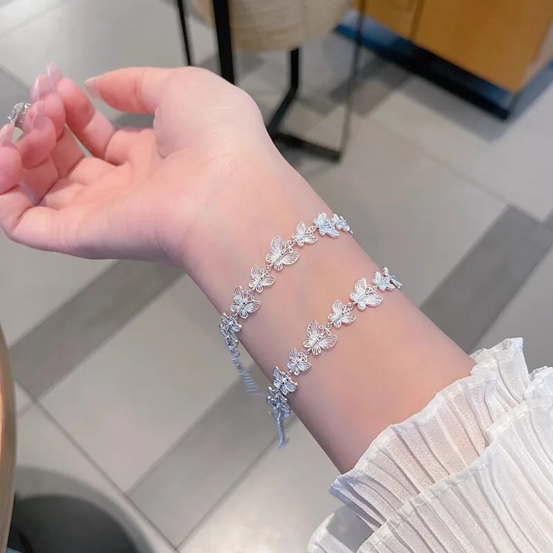 Hui Xuan Charm Sterling Silver 990 Bracelets Women's-1