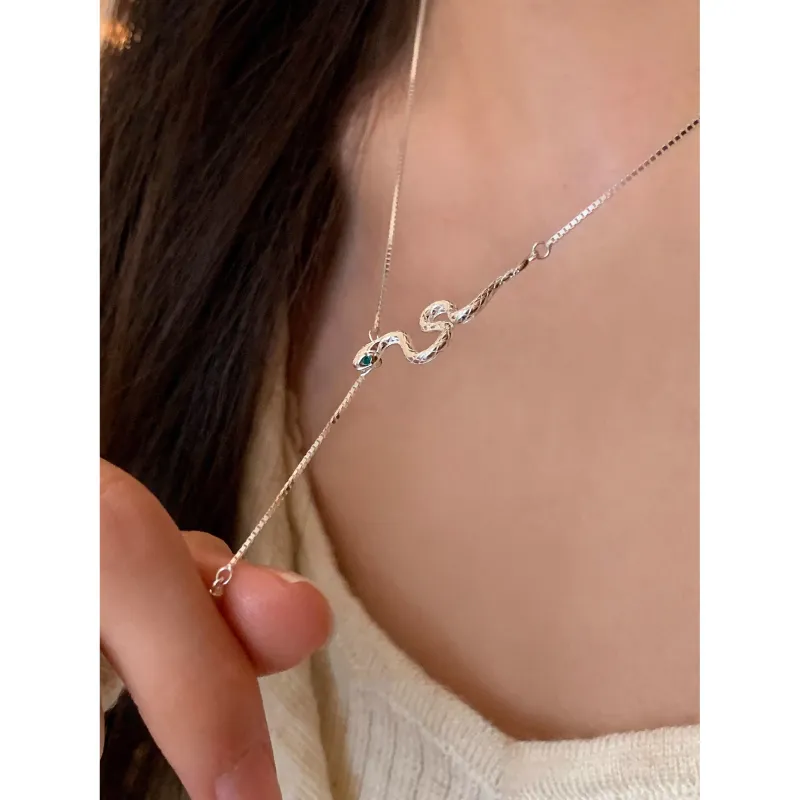 Hui Xuan Charm Foot Silver 990 Necklaces Women's-4