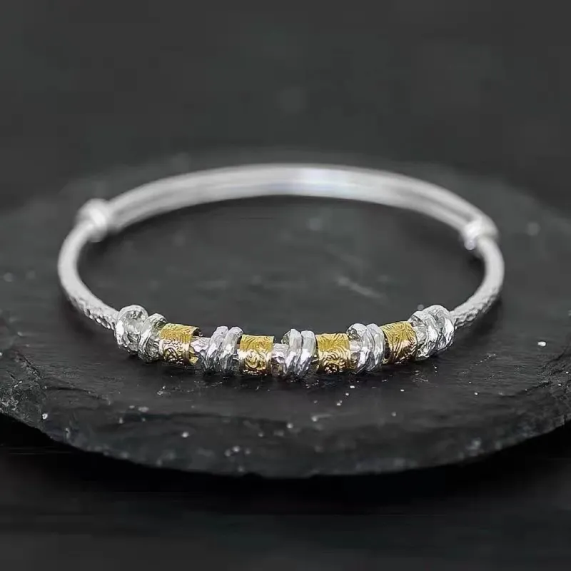 Hui Xuan Charm 999 Fine Silver Bangles Women's-2