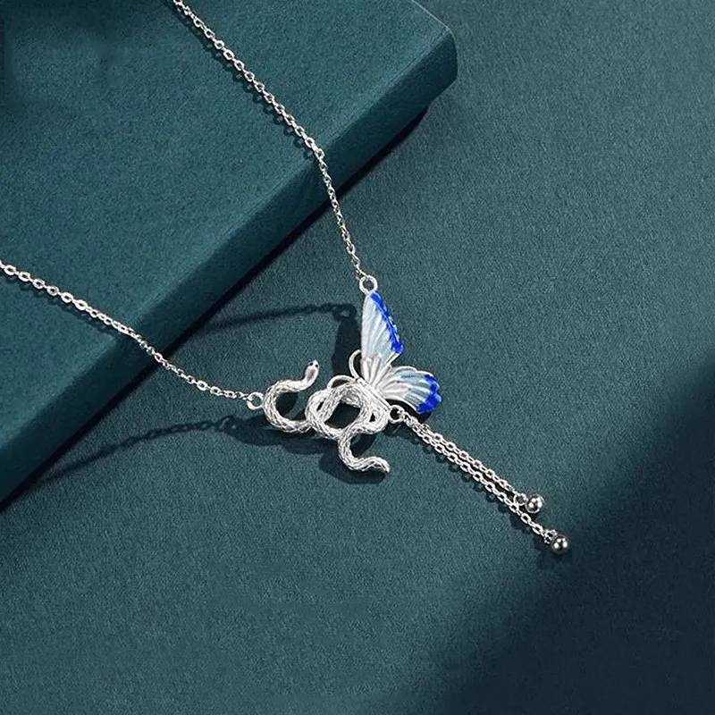 Hui Xuan Charm 990 Foot Silver Necklaces Women's-1