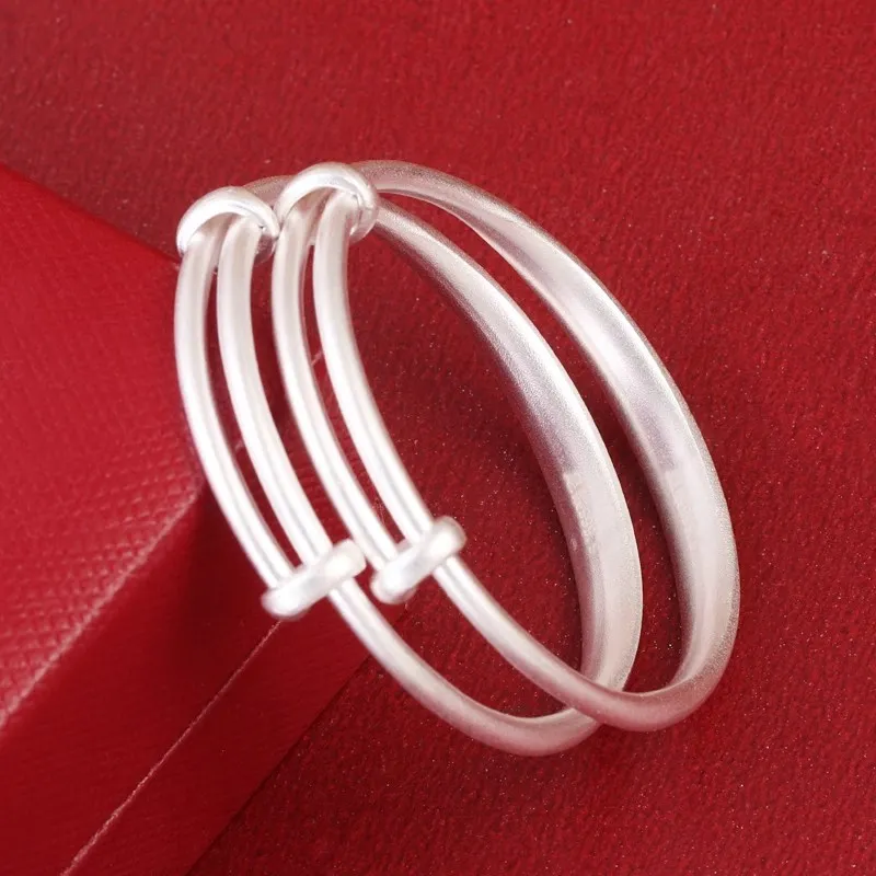 Hui Xuan Charm 999 Fine Silver Bangles Kids'-3