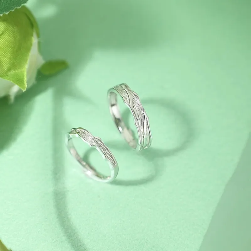 Hui Xuan Charm 999 Fine Silver Rings Unisex-2