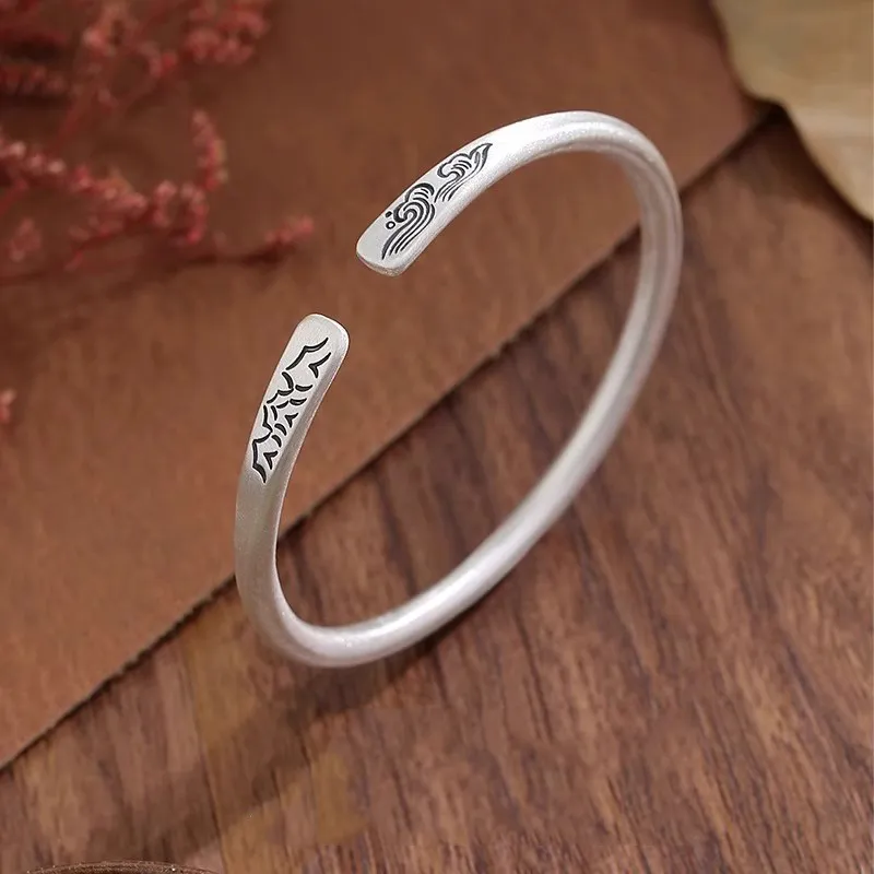 Hui Xuan Charm 999 Fine Silver Sterling Silver Bracelets Unisex-2