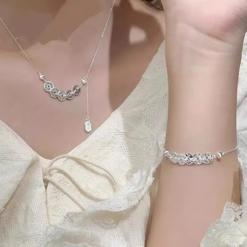 Hui Xuan Charm S990 Silver Necklaces Women's-5